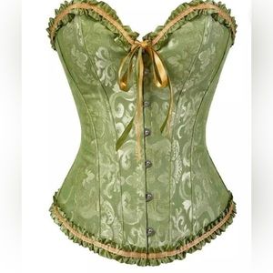 Spark Green Corset Top